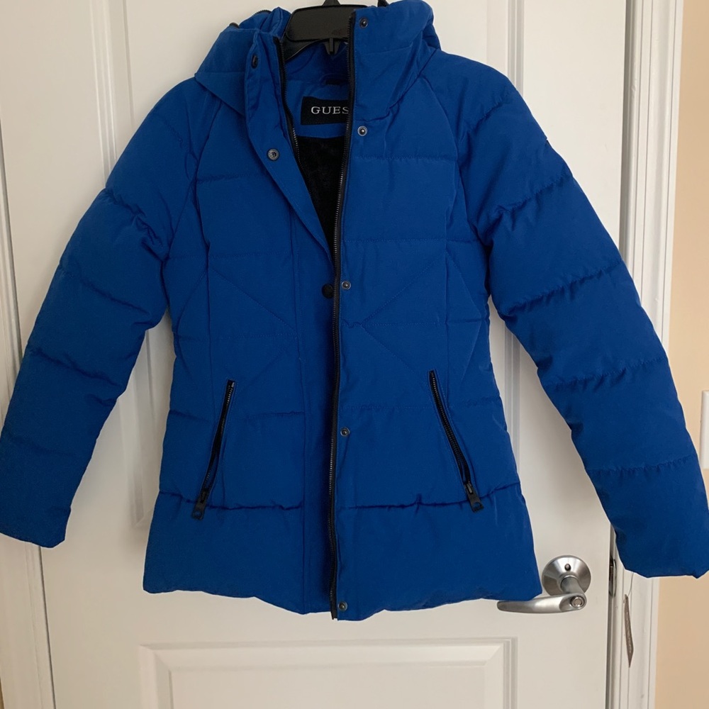 Brand NEW Guess Coat with Hood